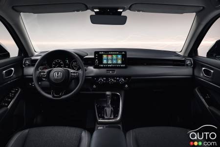The interior of the 2022 Honda HR-V